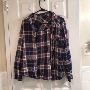 Flannel plaid shirt